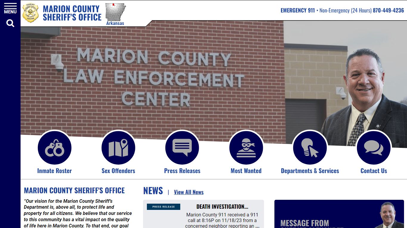 Marion County Sheriff AR